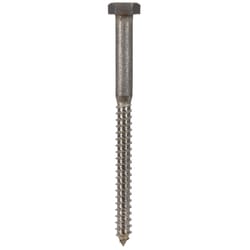 Hillman 5/16 in. X 4 in. L Hex Stainless Steel Lag Screw 25 pk