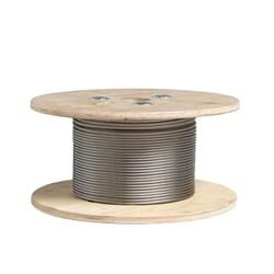 Deckorators 0 in. H X 1/8 in. W X 100 ft. L Stainless Steel Cable