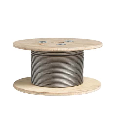 Deckorators 1/8 in. W X 100 ft. L Stainless Steel Cable Deckorators 1/8 in. W X 100 ft. L Stainless Steel Cable