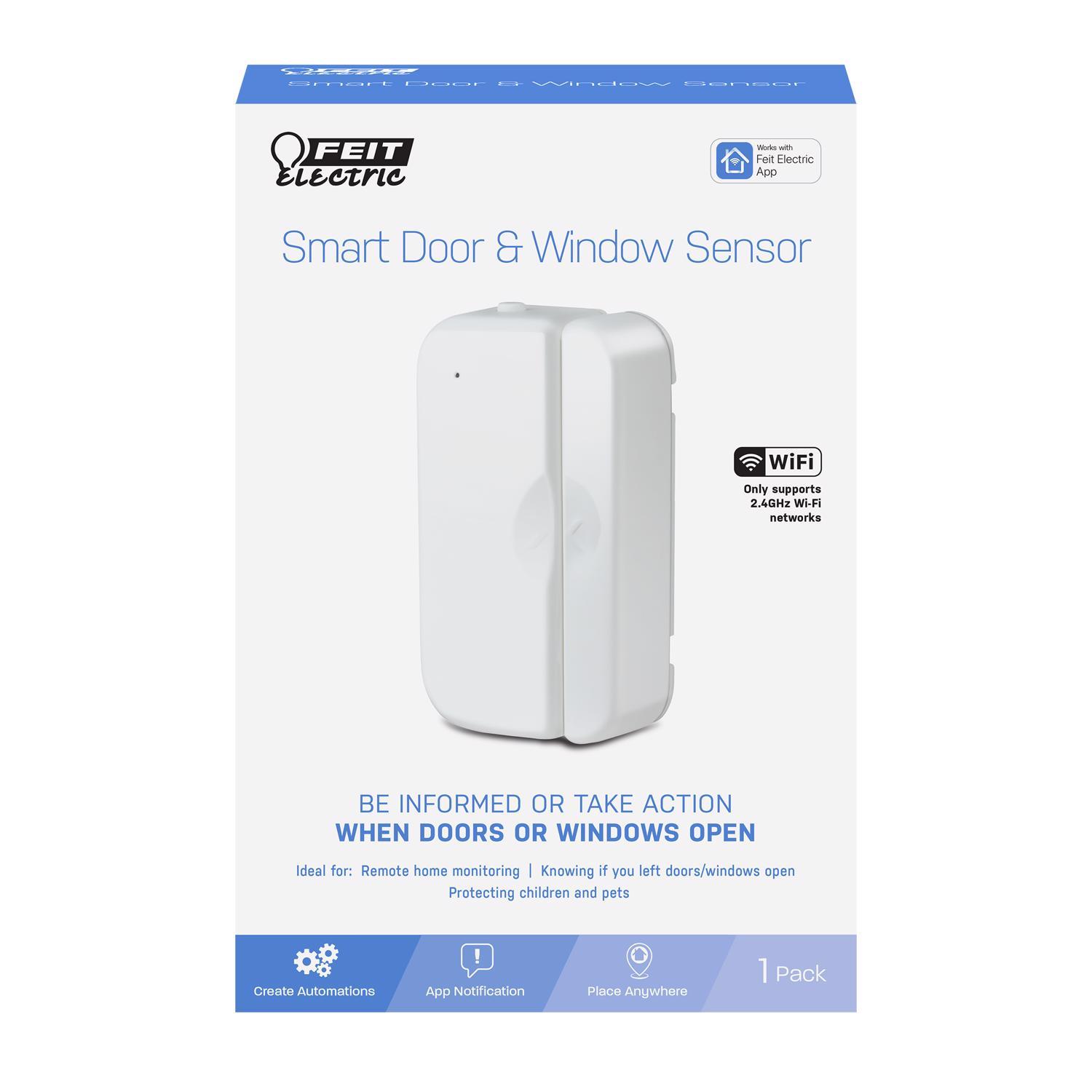 Photos - Other for protection Smart Feit  Home Battery Powered Indoor White -Enabled Door and Window 