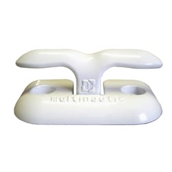 Multinautic White Aluminum Dock Cleat