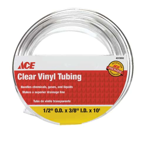 EZ-FLO 3/8-in ID x 10-ft PVC Clear Vinyl Tubing in the Tubing