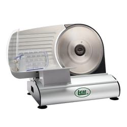 LEM Mighty Bite Silver 1 speed Meat Slicer 8.5 in.