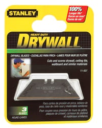 Stanley Steel Utility Drywall Replacement Blade 2-7/16 in. L 3 pc