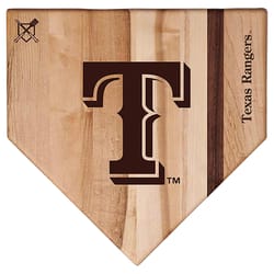 Baseball BBQ 12 in. L X 12 in. W X 0.8 in. Maple MLB Texas Rangers Cutting Board