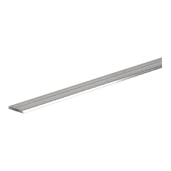 SteelWorks 0.125 in. X 2 in. W X 4 ft. L Aluminum Flat Bar 1 pk