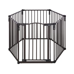 North States Superyard Bronze 30 in. H X 12 ft. W Metal Safety Gate