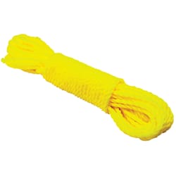 Performance Tool Project Pro 1/4 in. D X 50 ft. L Yellow Twisted Polypropylene Rope