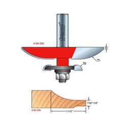 Freud 3-1/2 in. D X 3-1/2 in. X 3 in. L Carbide Raised Panel w / Backcutters Router Bit