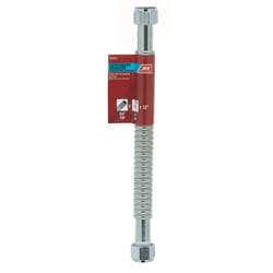 Ace 3/4 in. FIP X 3/4 in. D FIP 12 in. Corrugated Stainless Steel Water Heater Supply Line