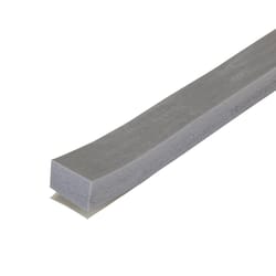 M-D BUILDING PRODUCTS Gray Foam Weather Stripping Tape For Windows 120 in. L X 0.5 in.