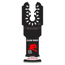 Diablo 1-1/4 in. X 1-1/4 in. W Bi-Metal Oscillating Blade Clean Wood 1 pk