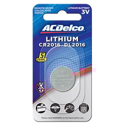 ACDelco Lithium Coin CR2016 3 V Button Cell Battery 1 pk