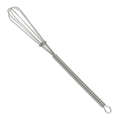 R&M International Corp Silver Chrome Plated Steel Mini Whisk