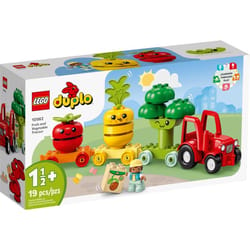 LEGO Duplo Fruit and Vegetable Tractor ABS Plastic Multicolored 19 pc