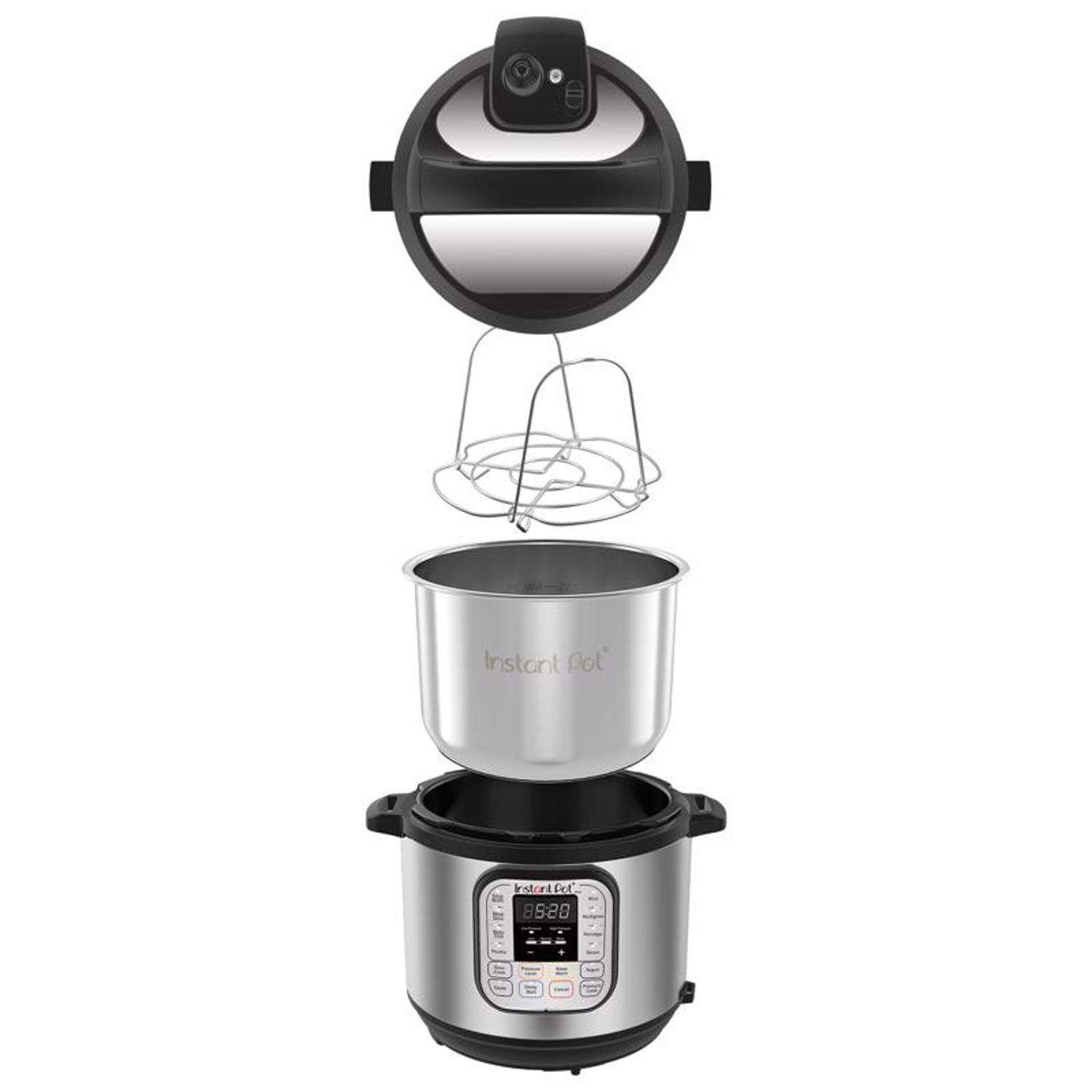 Instant Duo Plus Aluminum/Stainless Steel Digital Pressure Cooker 8 qt  Black/Silver - Ace Hardware