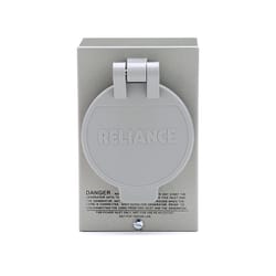 Reliance Controls 30 amps 125/250 V 1 space 4 circuits Surface Mount Power Inlet Box