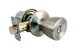 Faultless Tulip Satin Stainless Steel Privacy Knob Right or Left Handed