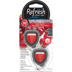 Refresh Your Car! Very Cherry Scent Car Vent Clip 0.7 oz Liquid