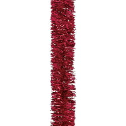 Holiday Trims 4 in. D X 18 ft. L Tinsel Garland