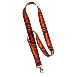 HILLMAN NFL Polyester Red Carabiner Clip Lanyard