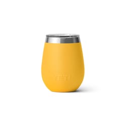 YETI Rambler 10 oz Alpine Yellow BPA Free Wine Tumbler with MagSlider Lid
