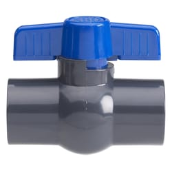 Homewerks 1-1/2 in. PVC FIP Ball Valve Full Port T-Handle