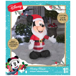 Gemmy Airblown 3.5 ft. Mickey with Santa Beard Inflatable