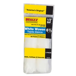 Whizz Woven 6.5 in. W X 1/2 in. S Mini Paint Roller Cover 2 pk