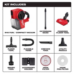 Milwaukee M18 FUEL 0940-20 0.25 gal Cordless Compact Hand Vacuum Tool Only 18 V