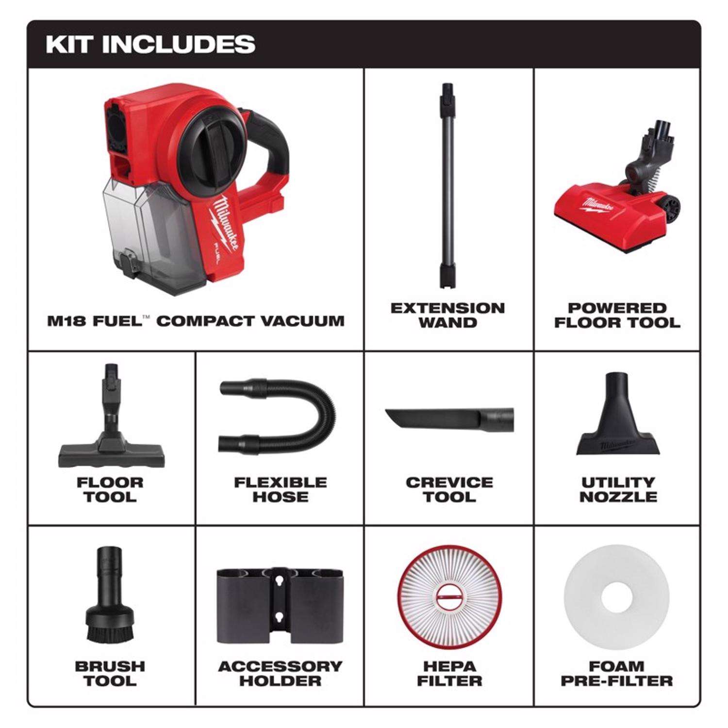 Milwaukee m18 best sale hand vacuum