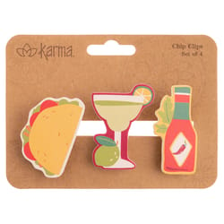 Karma Assorted Wood Chip Clip