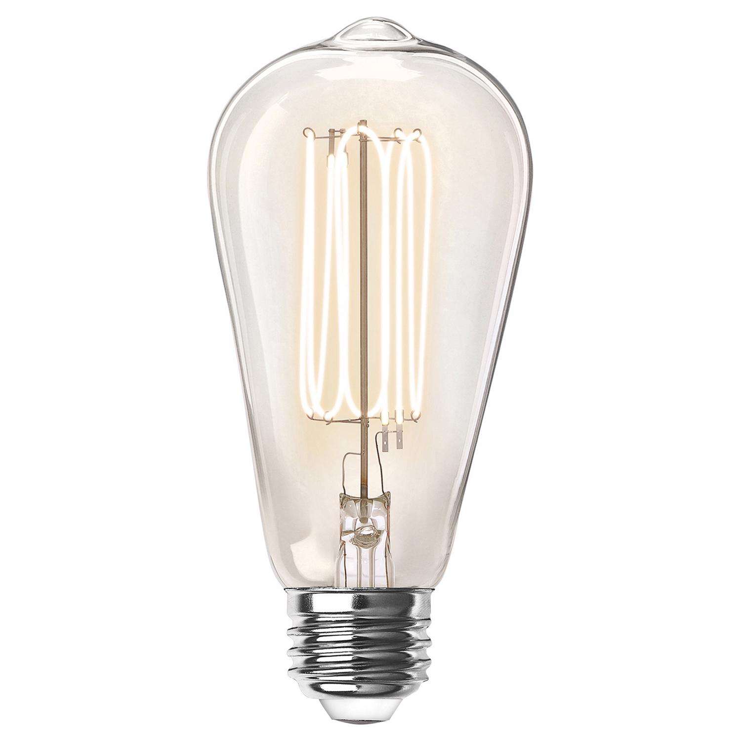 Feit ST19 E26 (Medium) Filament LED Bulb Soft White 40 Watt Equivalence