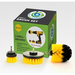 Bio-Clean Medium Bristle Polypropylene Handle Brush Set