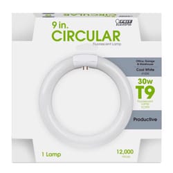 Feit 30 W T9 8.8 in. D X 8.6 in. L Circline Fluorescent Bulb Cool White Tubular 4100 K 1 pk