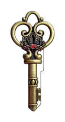 Lucky Line Key Shapes Skeleton House Key Blank Double