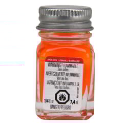 Testors Fluorescent Orange Enamel Paint 0.25 oz