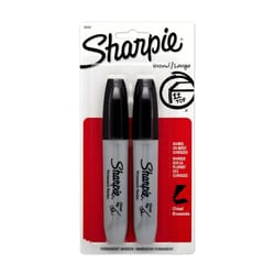 Sharpie Black Chisel Tip Permanent Marker 2 pk