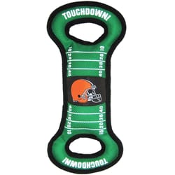 Pets First NFL Green Nylon Cleveland Browns Dog Tug Toy 1 pk