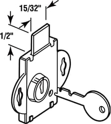 Prime-Line Brass Plated Steel Mailbox Lock