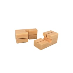 Bon 2-3/4 in. W X 1-1/8 in. L Wood Line Blocks