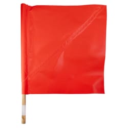 C.H. Hanson 24 in. Fluorescent Orange Safety Flags Polyvinyl 1 pk