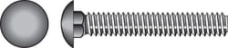 Hillman 5/8 in. X 12 in. L Hot Dipped Galvanized Steel Carriage Bolt 25 pk