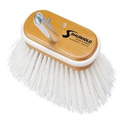 O-Cedar 10 in. W Soft Bristle 54 in. Steel Handle Deck Brush - Ace Hardware