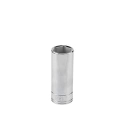 SK Professional Tools 16 mm X 3/8 in. drive Metric 6 Point Traditional Deep Socket 1 pc