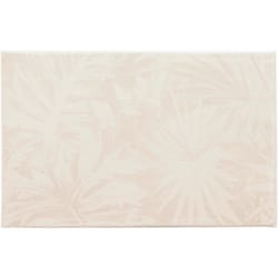 Cozy Living 21 in. W X 33 in. L Beige Peaceful Palms Polyester Accent Rug
