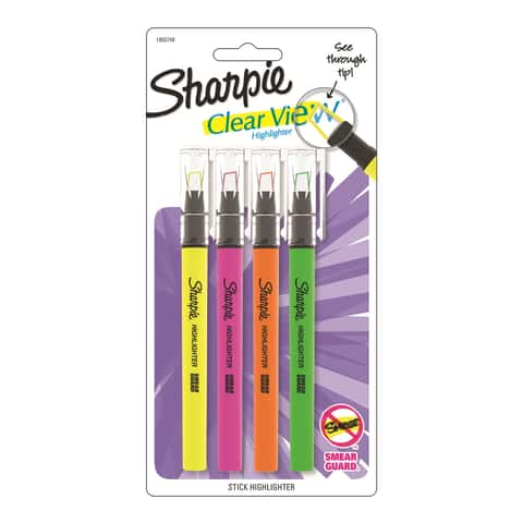 Sharpie Fine Marker 4-pack Neon