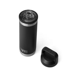 YETI Rambler 18 oz Black BPA Free Bottle with Straw Cap