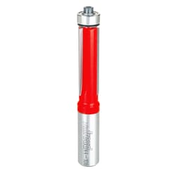 Freud 1/2 in. Dia. x 1/2 in. x 3-5/8 in. L Carbide Tipped Bearing Flush Trim Router Bit