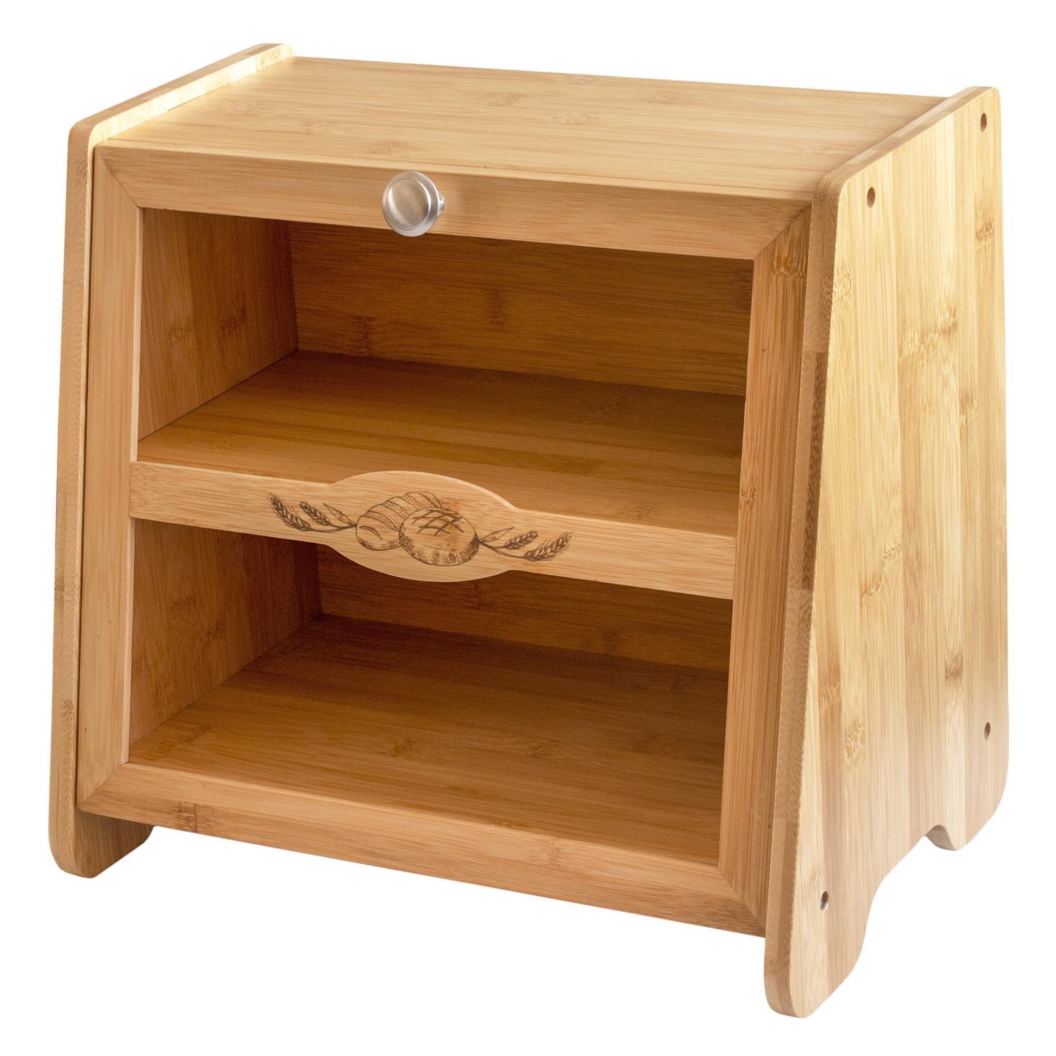 Totally Bamboo Natural Bread Box 1 pk Sansujyuku sansujyuku.com